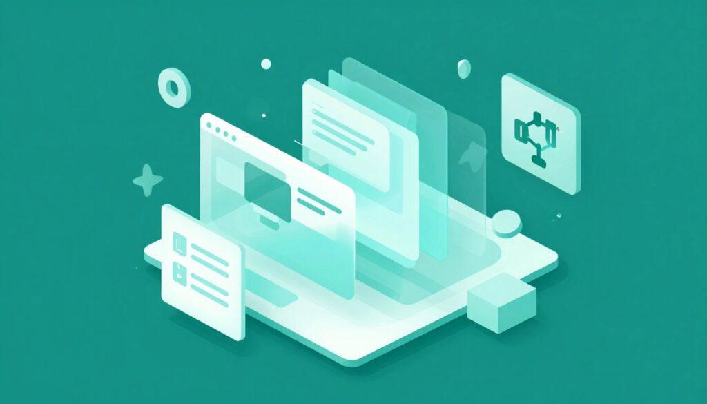 Diagram showing how structured website content becomes readable and citable by AI search engines